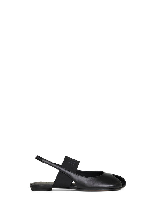 Black Anatomic Numeric slingbacks