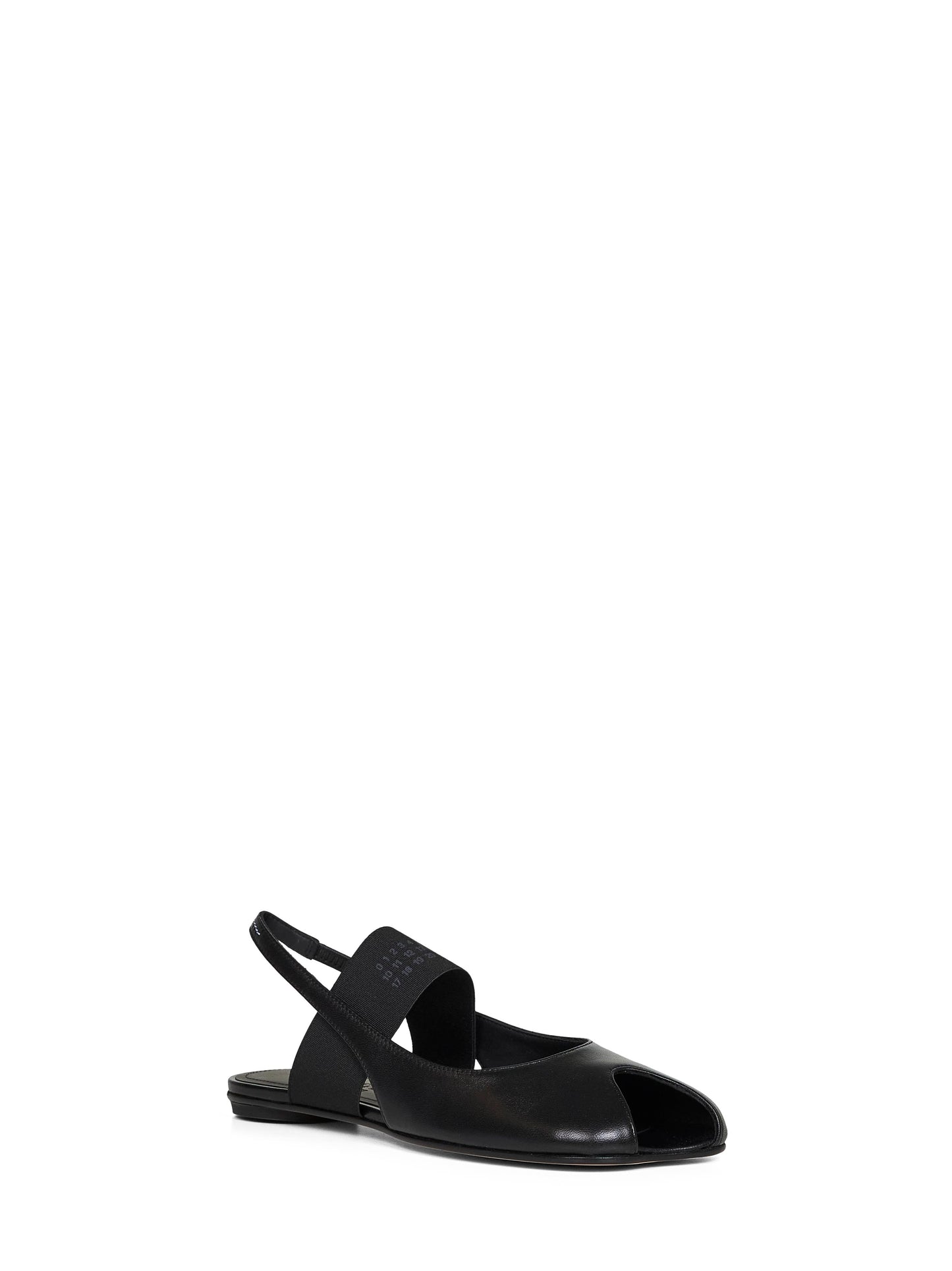 Black Anatomic Numeric slingbacks