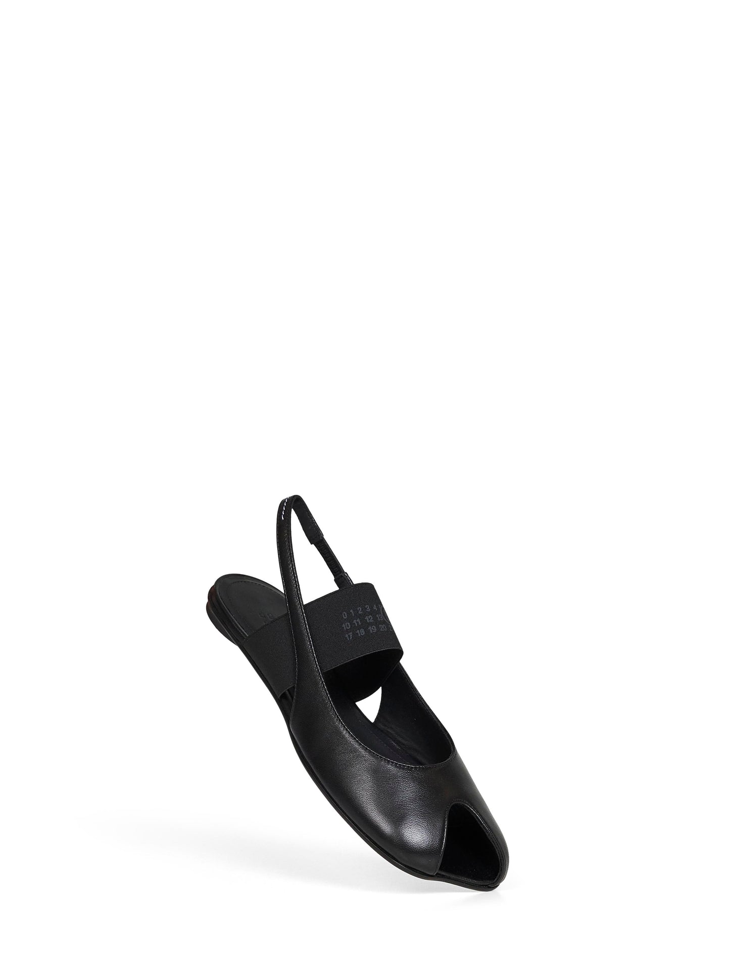 Black Anatomic Numeric slingbacks