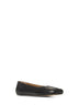 Ballerina in pelle stitch-out MM6