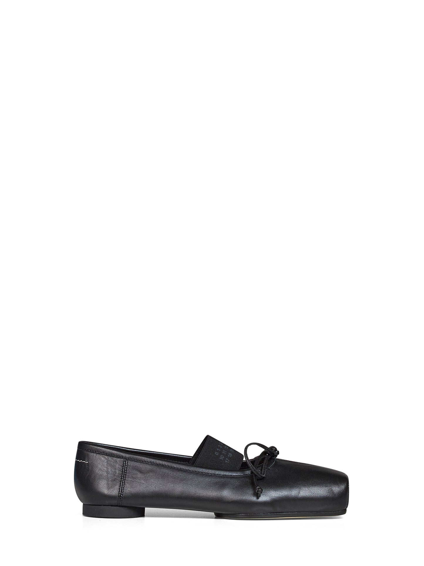 Ballerine in pelle nera