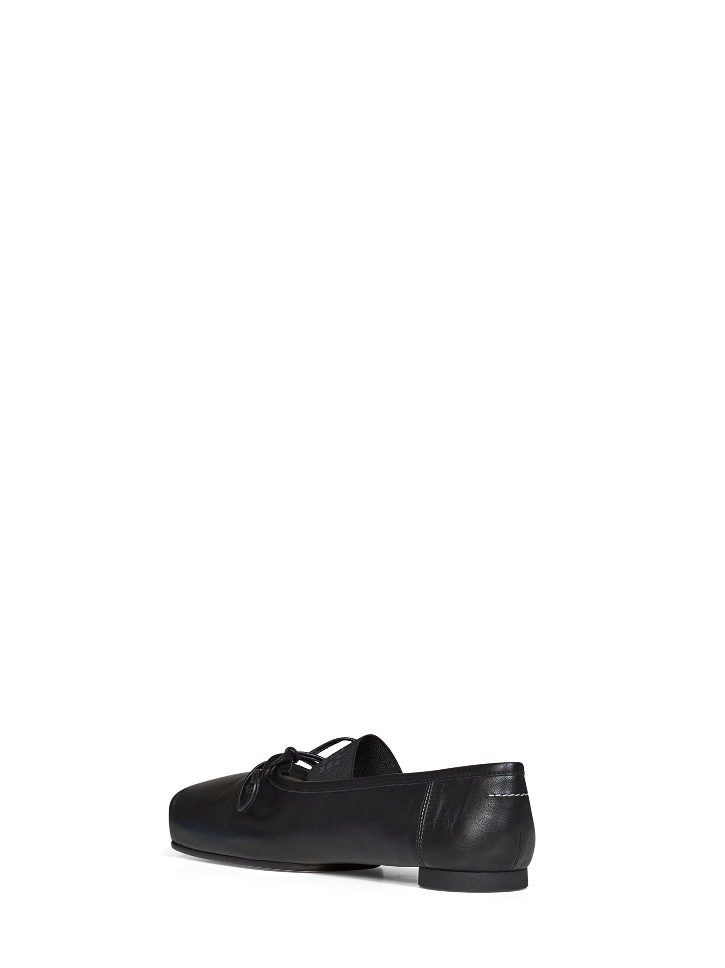 Ballerine in pelle nera