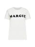 White vintage jersey printed T-shirt