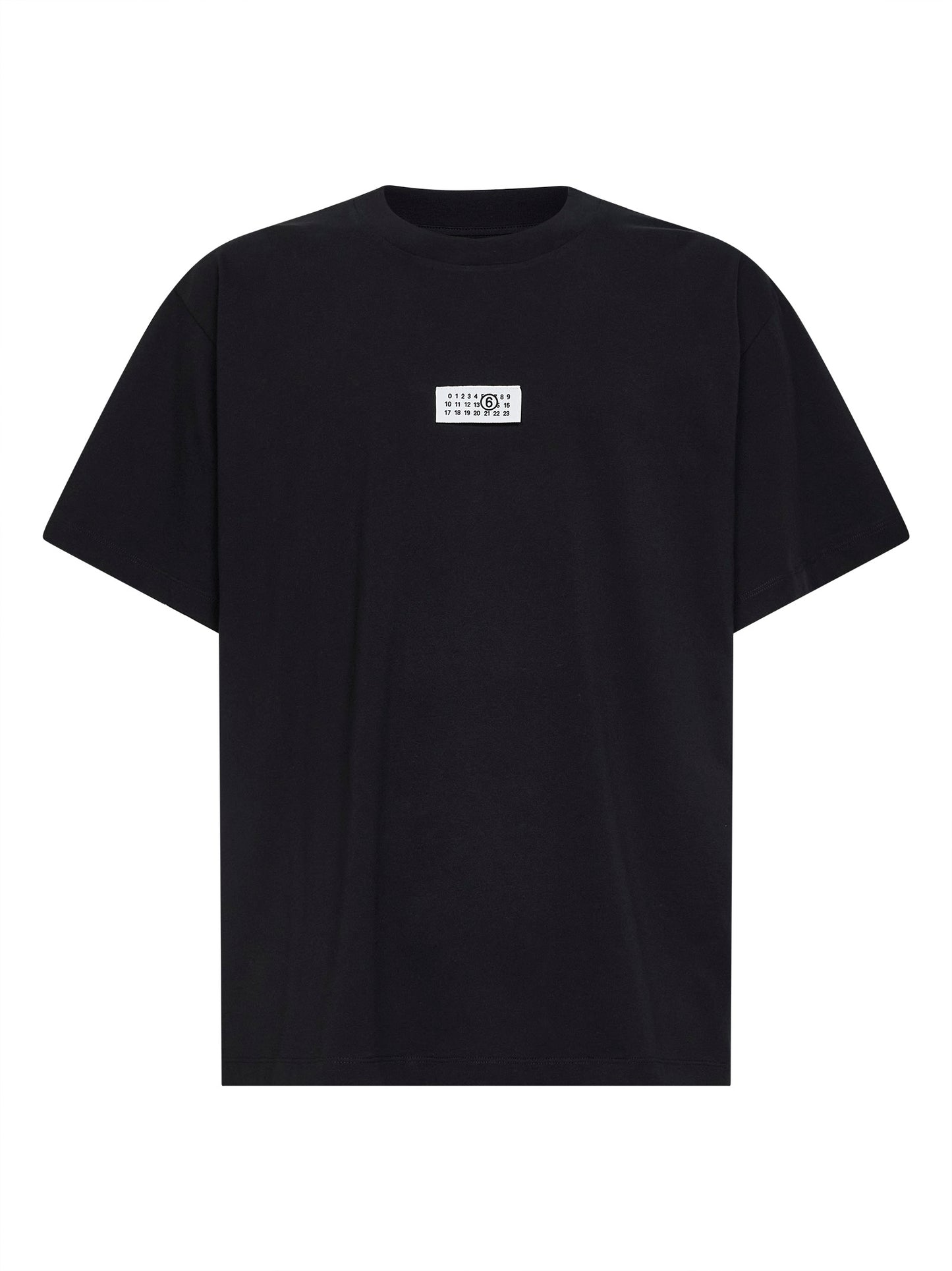 T-shirt numeric in jersey di cotone nero