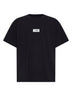 T-shirt numeric in jersey di cotone nero