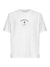White cotton jersey logo T-shirt