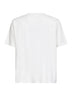 White cotton jersey logo T-shirt