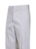 Pantaloni sartoriali bicolore in misto lana vergine grigio