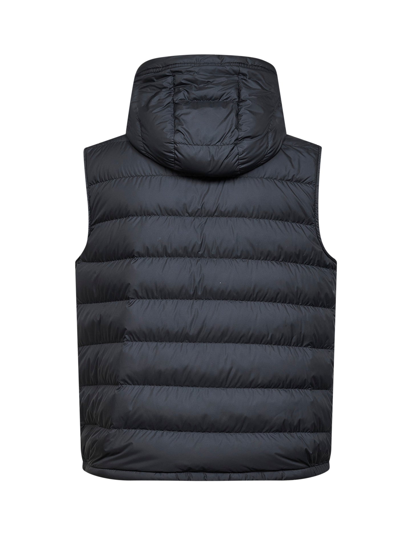 Gilet imbottito con cappuccio Marseillan nero