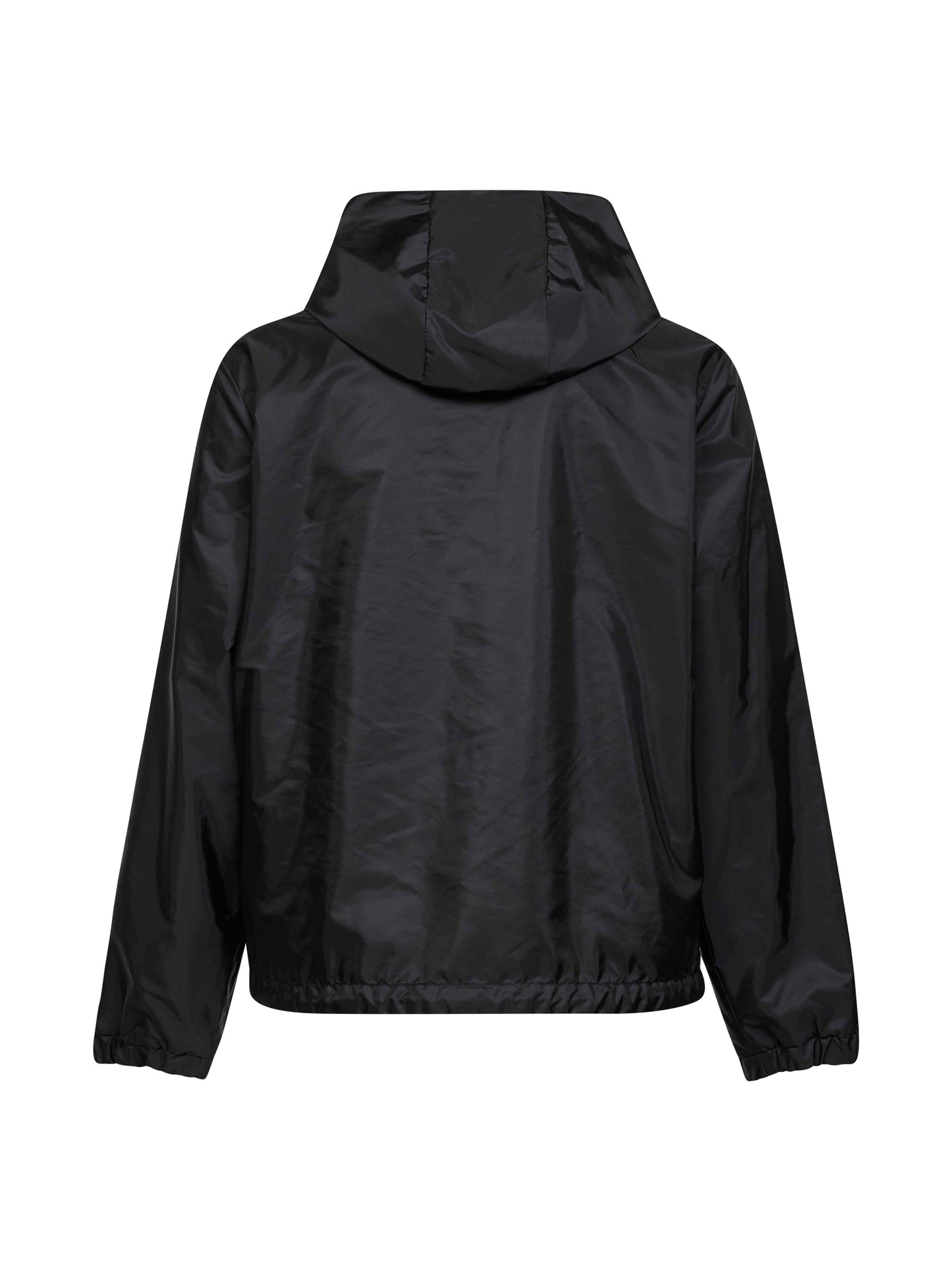 Giacca a vento con cappuccio Grandans nera