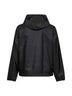 Giacca a vento con cappuccio Grandans nera