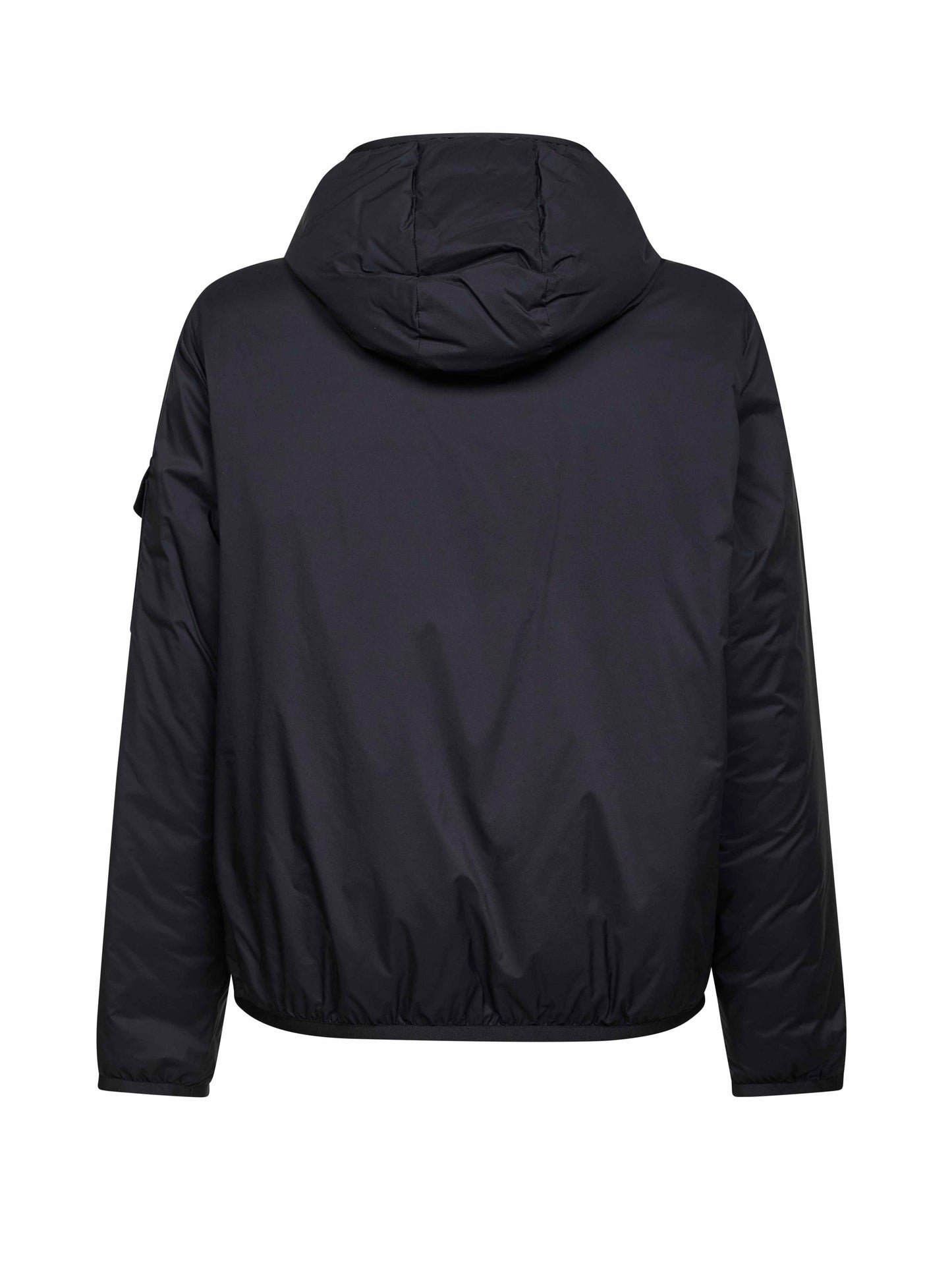 Piumino corto con cappuccio Monteynard nero