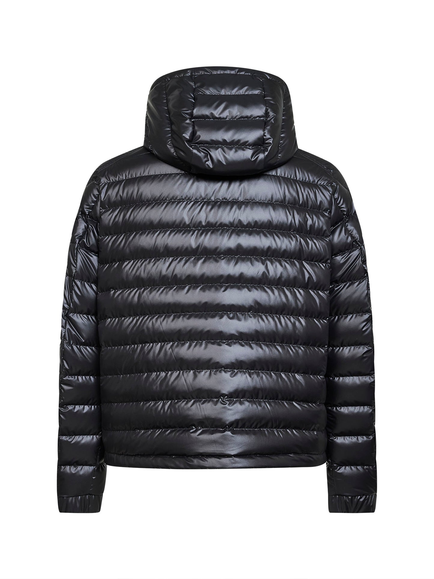 Piumino corto con cappuccio Lauros nero