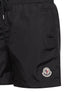 Black logo patch swim shorts