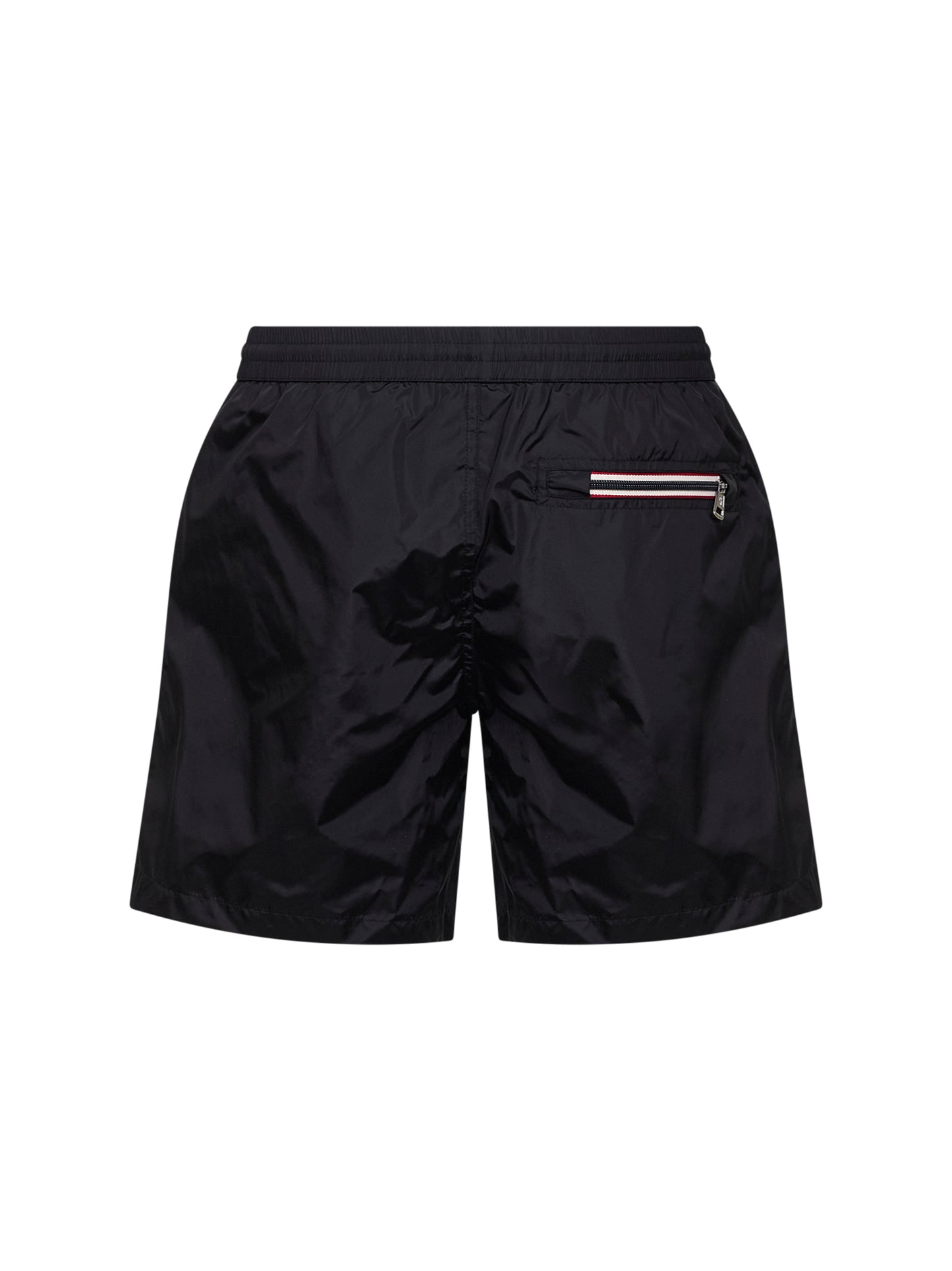 Shorts da mare nero con patch logato