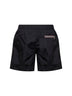 Shorts da mare nero con patch logato