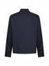 Giacca camicia in gabardina di cotone stretch blu