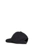 Cappello da baseball in gabardine di cotone nero
