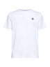 Set da tre T-shirt in cotone bianco con patch logato