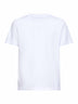Set da tre T-shirt in cotone bianco con patch logato