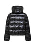 Black Andro hooded short down jacket