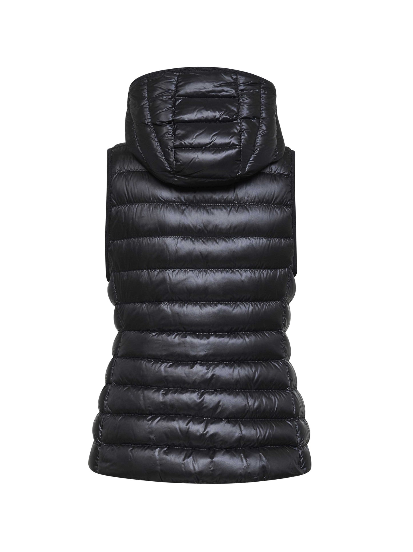 Black Glycosse hooded padded vest