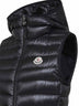 Black Glycosse hooded padded vest