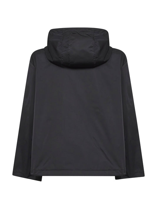 Black Cassiopeia hooded jacket