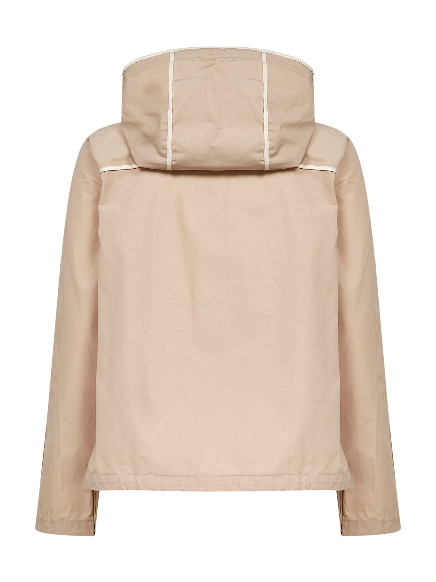 Giacca con cappuccio Sarracenia beige chiaro
