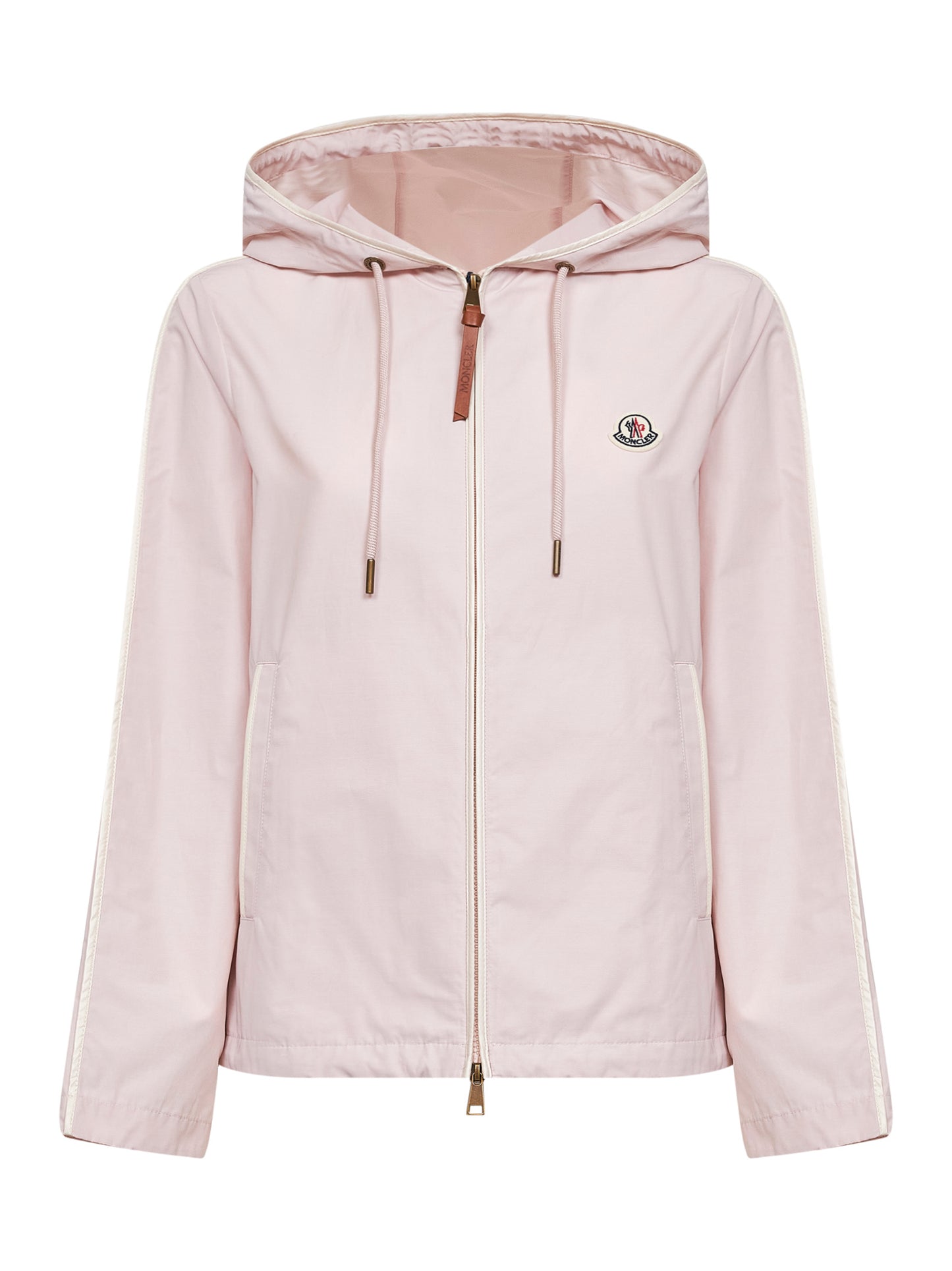 Giacca con cappuccio Sarracenia rosa chiaro