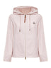 Giacca con cappuccio Sarracenia rosa chiaro