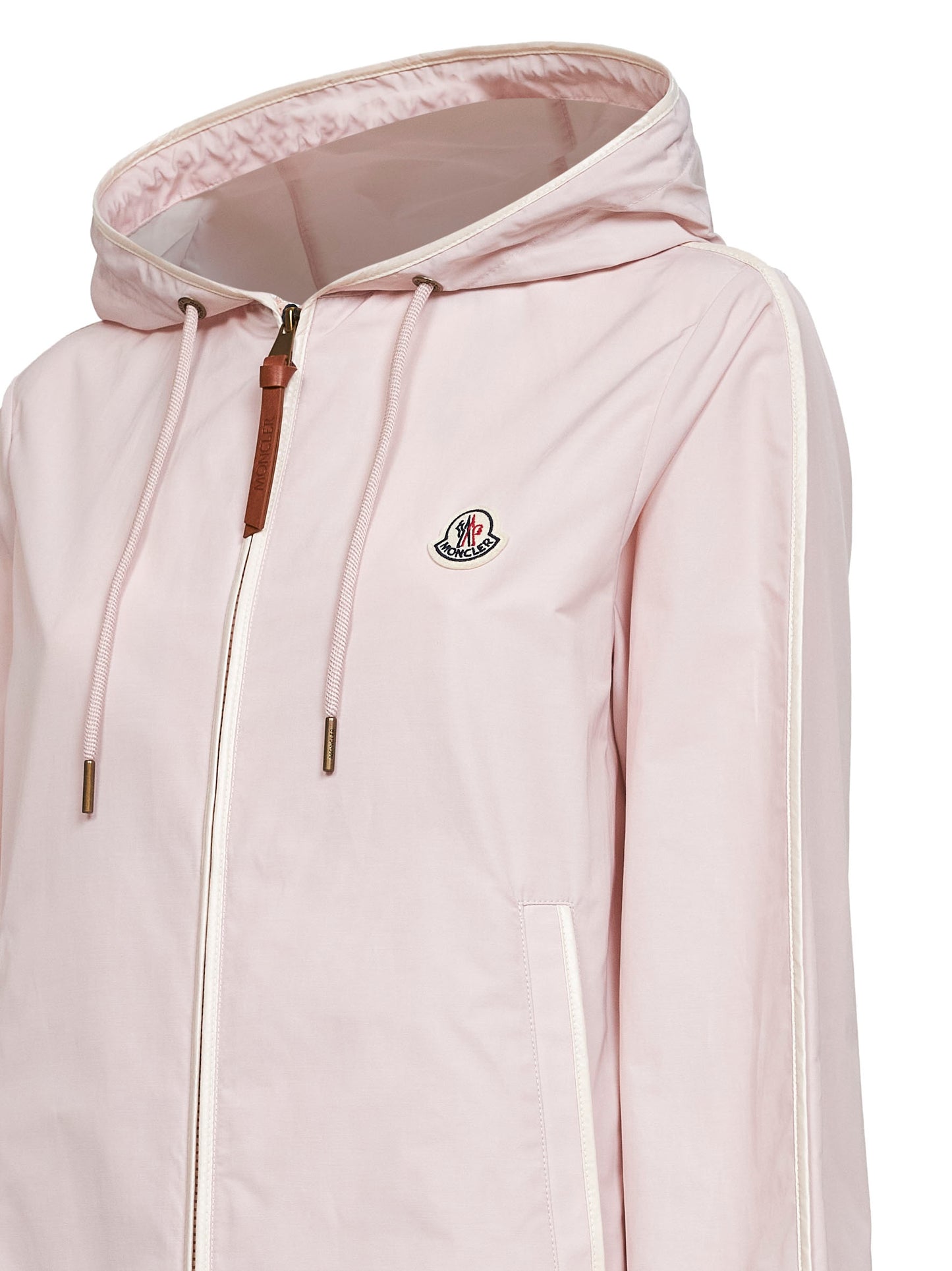 Giacca con cappuccio Sarracenia rosa chiaro