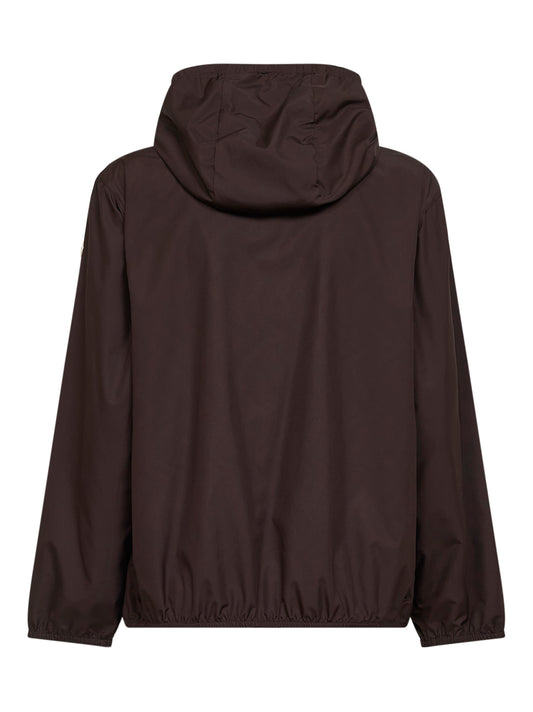 Giacca a vento con cappuccio Fegeos marrone