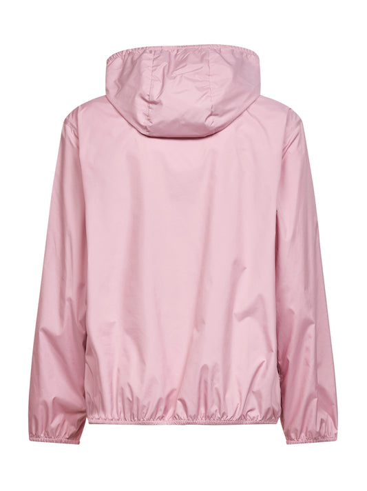 Giacca a vento con cappuccio Fegeos rosa