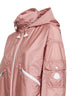 Giacca impermeabile con cappuccio Marmacy rosa