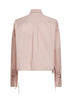 Camicia in popeline di cotone rosa