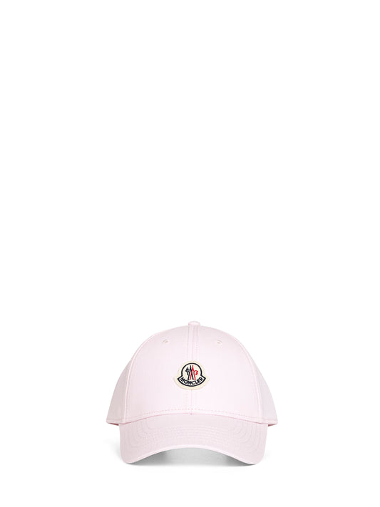 Cappello da baseball in gabardine di cotone rosa