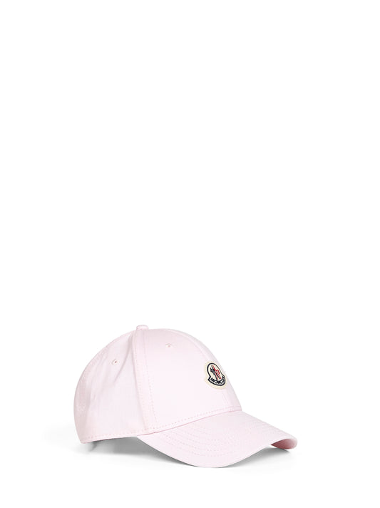 Cappello da baseball in gabardine di cotone rosa