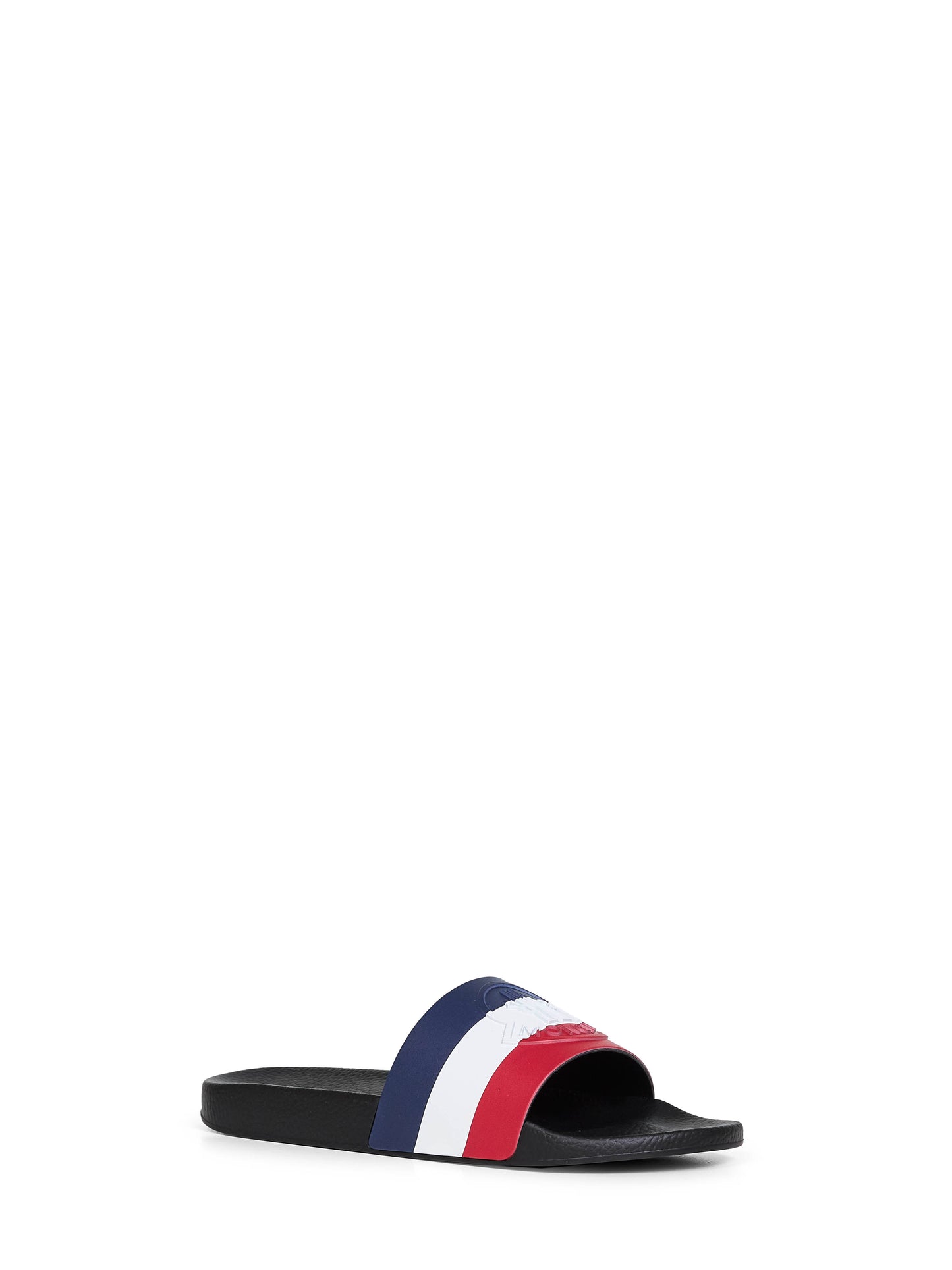 Tricolor rubber Basile slides