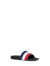Tricolor rubber Basile slides