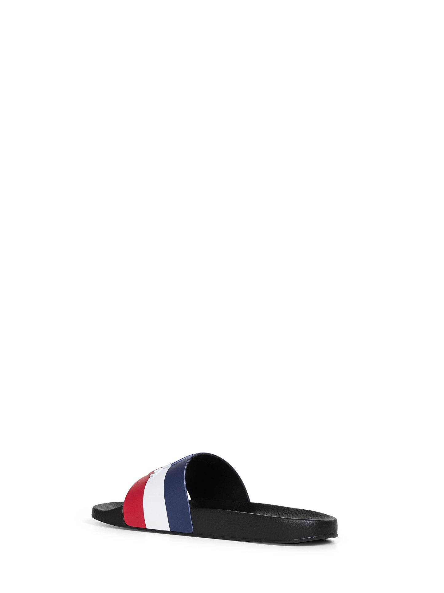 Tricolor rubber Basile slides