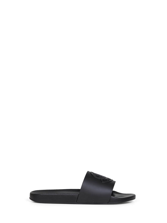 Black rubber Basile slides