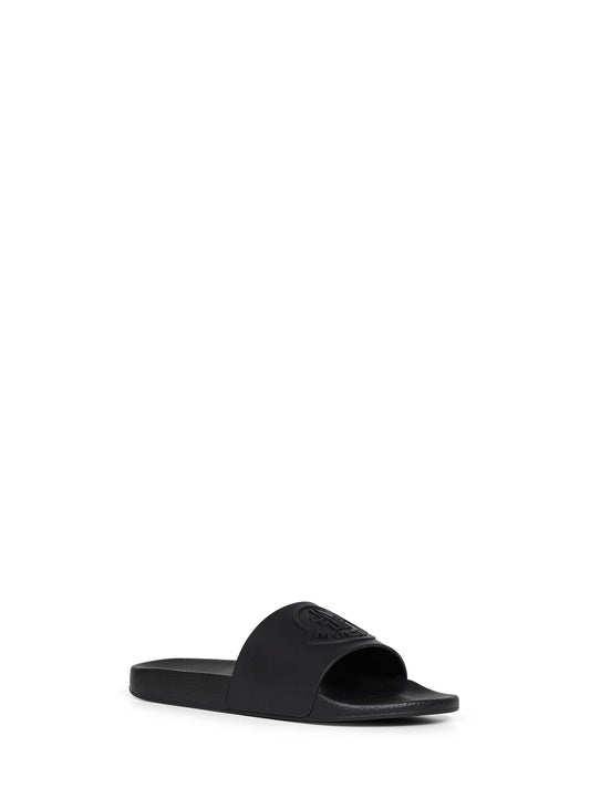 Black rubber Basile slides
