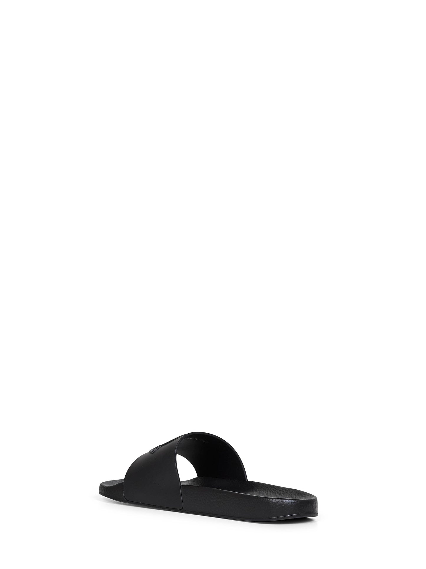 Black rubber Basile slides