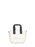 White Caradoc Mini tote bag