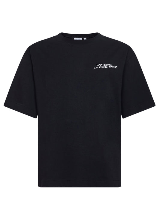 Black cotton jersey Type Arrow Skate T-shirt
