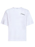 White cotton jersey Type Arrow Skate T-shirt
