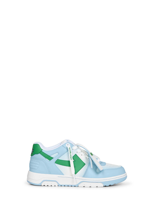 Baby blue and green Out Off Office Calf Gradient sneakers