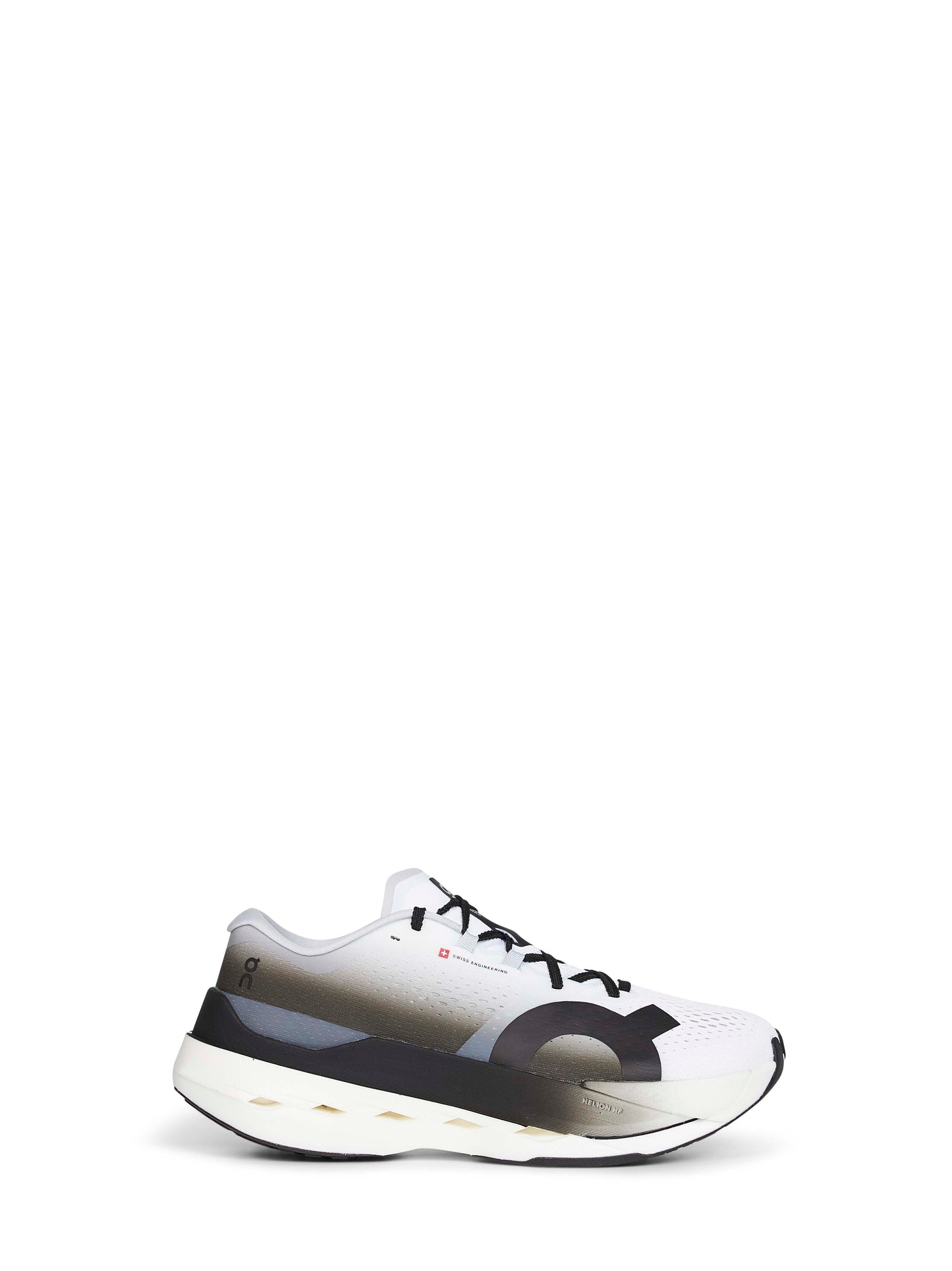 White and black Cloudboom Max sneakers