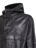 Sacco spotted denim hooded anorak jacket